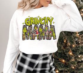 Grinchy Mama DTF Transfers