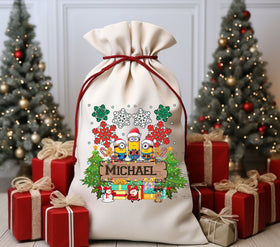 Minions Santa Sack DTF Transfer