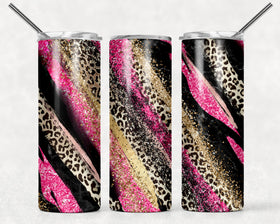 Black and Pink Milky Way Adhesive Vinyl Wrap