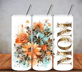 Leopard Floral Mom/Grandma Wraps- 16 Designs