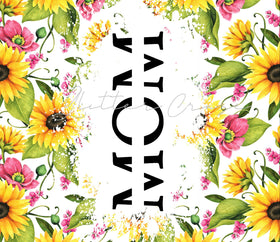 Mom Sunflower Adhesive Vinyl Wrap
