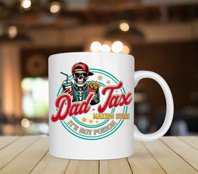 Dad Tax UV DTF Decals