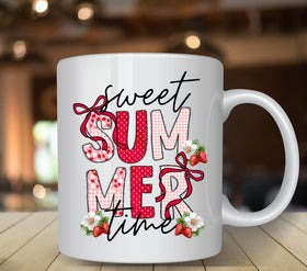 Sweet Summertime Strawberries UV DTF Decals