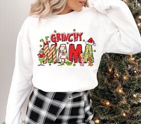 Grinchy Mama DTF Transfers