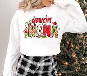 Grinchy Nana DTF Transfers