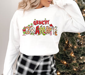 Grinchy Grammy DTF Transfers