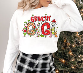 Grinchy GIGI DTF Transfers