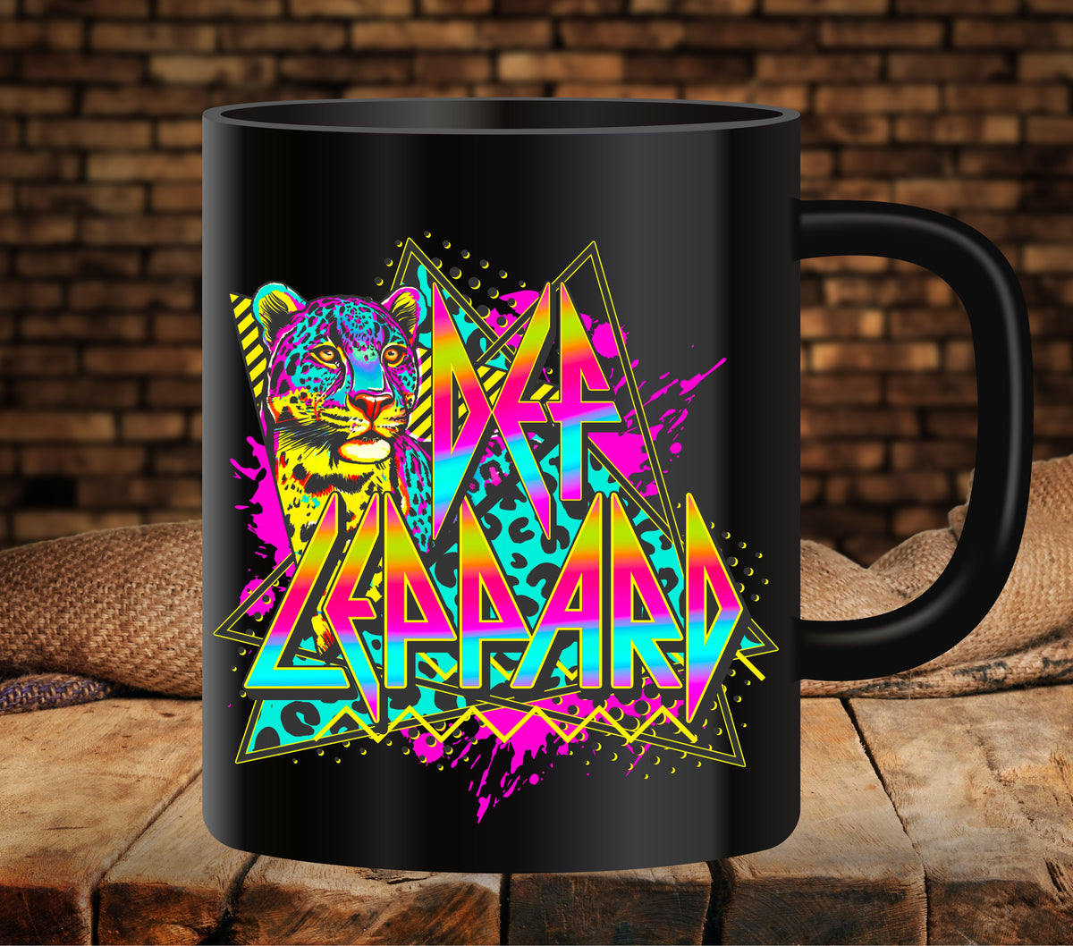 Def Leopard UV DTF Decals