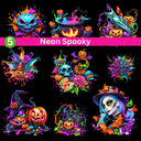 Neon Spooky Collection UV DTF Decal Sheets- 5 Designs