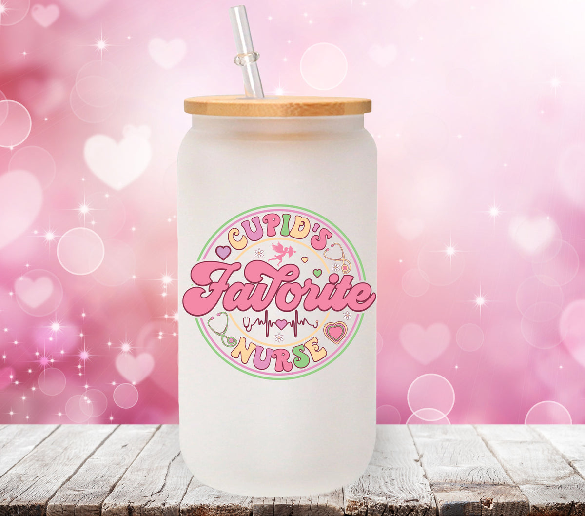 Cupids Favorite Nurse UV DTF Decals