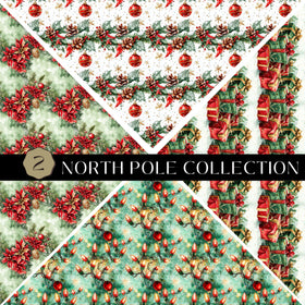 North Pole precut Vsplit 12x12 vinyl sheet 2 Designs