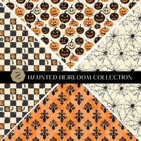 Haunted Heirloom precut Vsplit 12x12 vinyl sheet 2 Designs