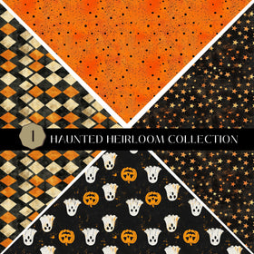Haunted Heirloom precut Vsplit 12x12 vinyl sheet 2 Designs