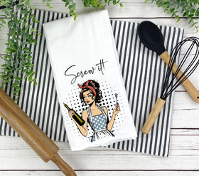 Screw it DTF towel Transfer
