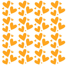 Hearts in multiple sizes UV DTF Decal sheets- multiple color options