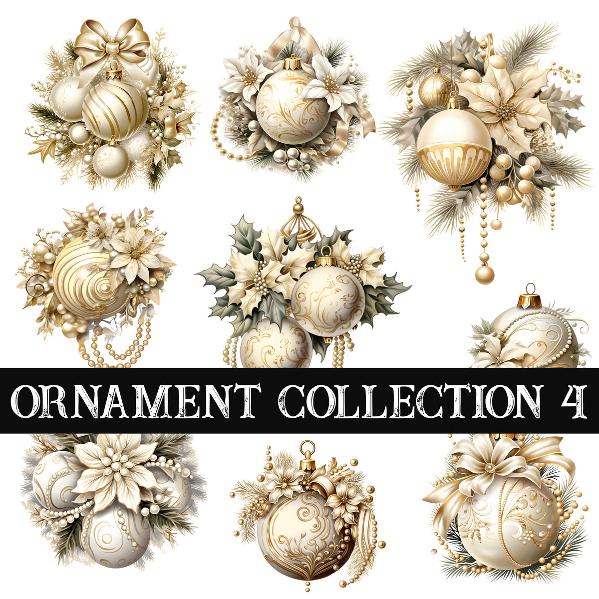 Ornament Collection UV DTF Decal Sheets 16 Design sheets
