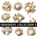 Ornament Collection UV DTF Decal Sheets 16 Design sheets