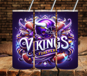Vikings Forever wrap Vinyl tumbler wraps