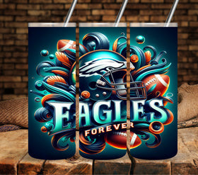 Eagles Forever wrap Vinyl tumbler wraps
