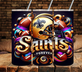 Saints Forever wrap Vinyl tumbler wraps