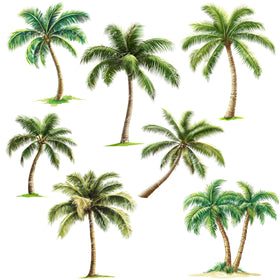 Palm Trees UV DTF Decal sheet