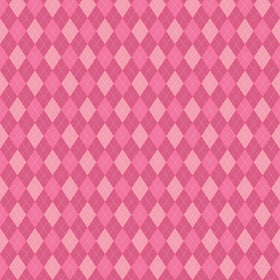 Pink Argyle - Adhesive Vinyl