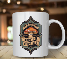 Toadstool clippings Potion Label UV DTF Decals
