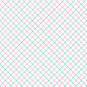Pink And Teal Plaid - Adhesive Vinyl