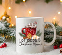 Hot Cocoa and Christmas movies UV DTF Decals