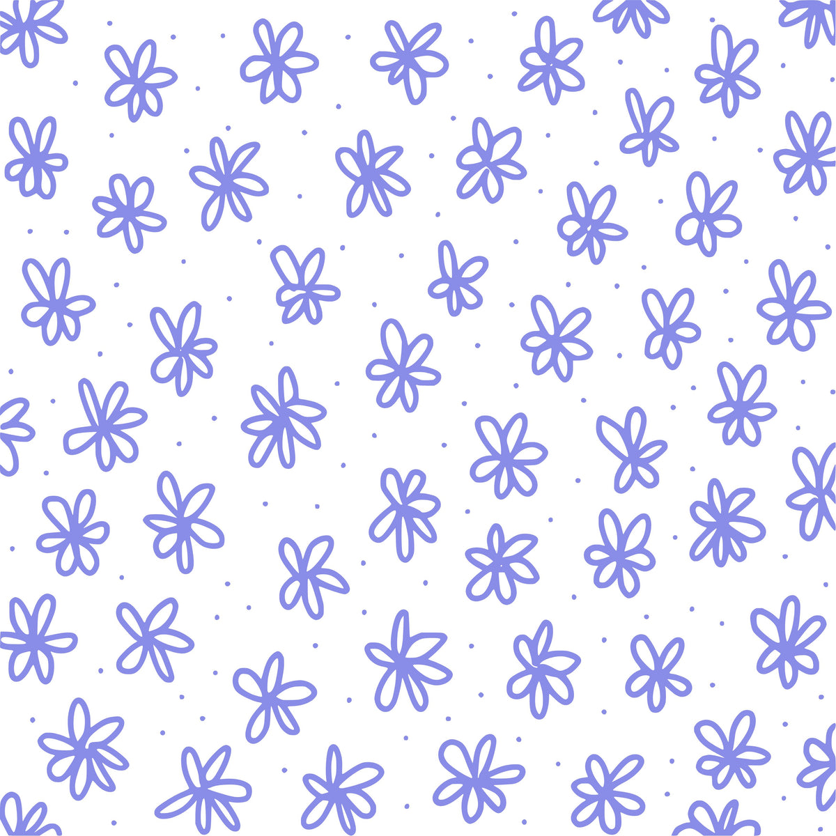 Doodle Flowers UV DTF Decal sheets- 10x10 sheet 10 color  options