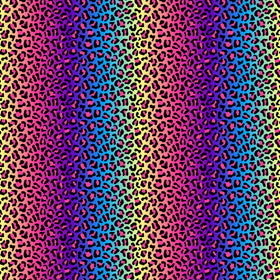 Rainbow Leopard - Adhesive Vinyl