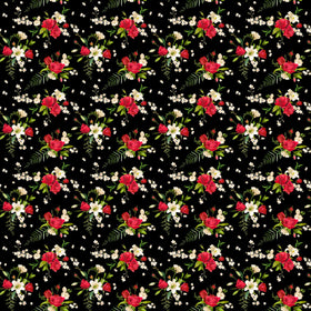 Rose And Lily Flowers - Adhesive Vinyl