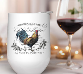 French Rooster UV DTF Decals