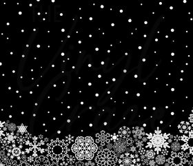 Snowflakes are Falling 20 or 30 oz Skinny Wrap