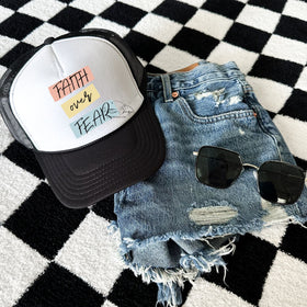 Faith over Fear DTF hat transfers
