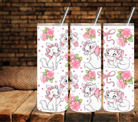 Aristocats UV DTF tumbler wraps 20oz