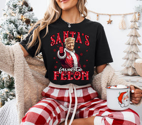 Santa's Favorite Felon DTF Transfers