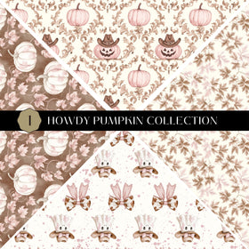 Howdy Pumpkin precut Vsplit 12x12 vinyl sheet 2 Designs