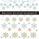Sweater weather snowmen UV DTF Decal Sheets 5 design options