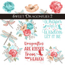 Sweet Dragonflies UV DTF Decal Sheets 2 design options