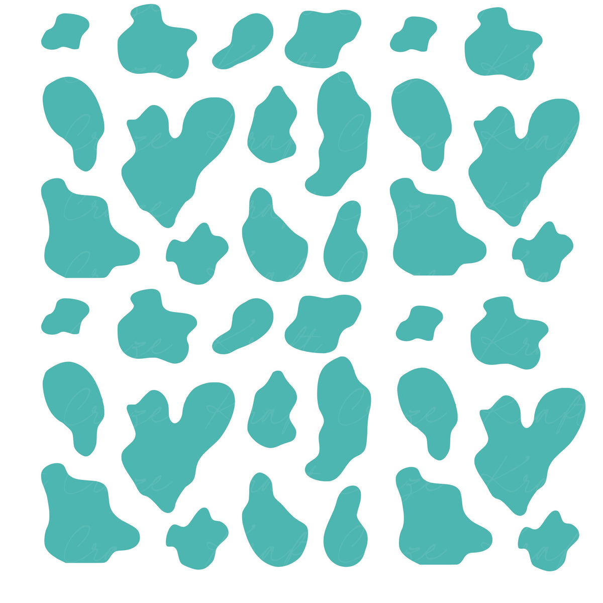 Cow Spots UV DTF Decal sheet-9 Designs available 10x10 sheets