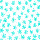 Doodle Flowers UV DTF Decal sheets- 10x10 sheet 10 color  options