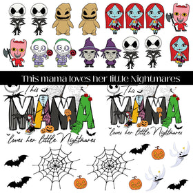 This Mama really loves her Nightmares UV DTF Decal Sheet