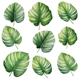 Tropical Leaves #1 UV DTF Decal sheet