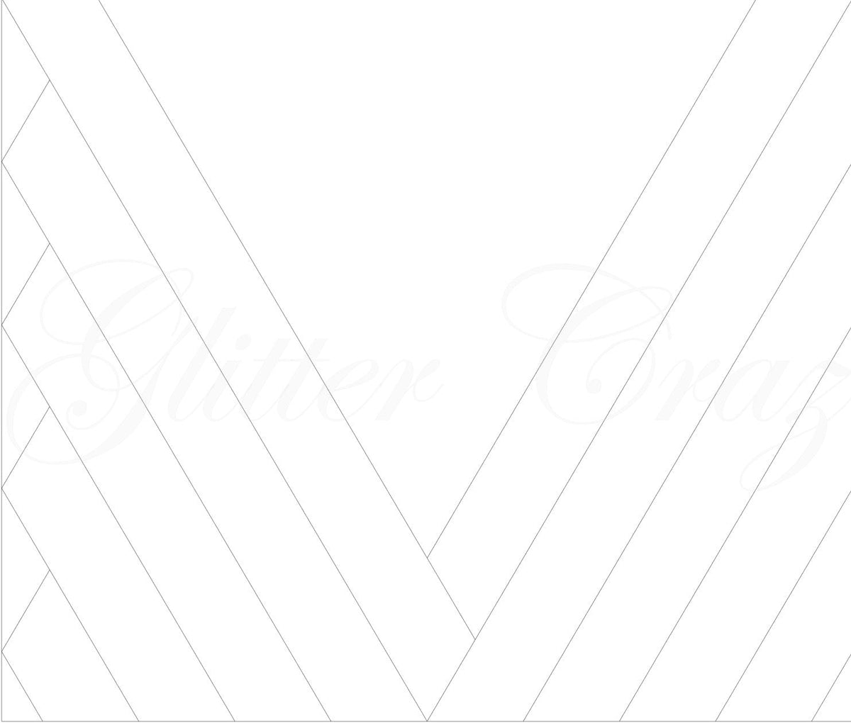 Herringbone V Split Template PNG SVG 30oz Skinny Straight