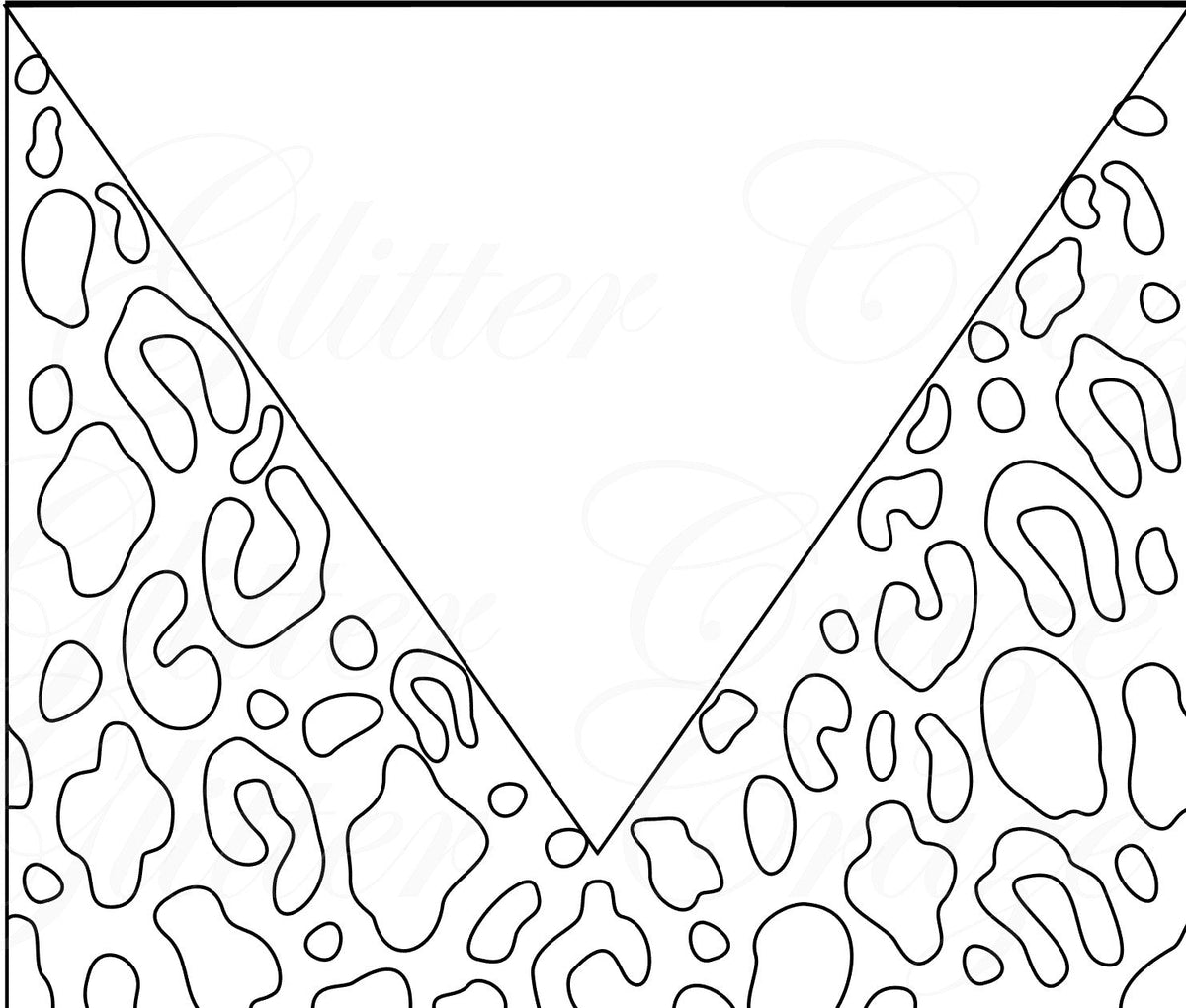 Leopard V Split Template download png and svg