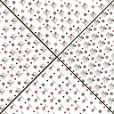 Tipsy Snowmen precut V Split 12x12 Vinyl Sheet