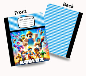 Roblox vinyl composition notebook wrap
