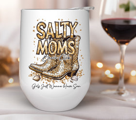 Salty Moms boots UV DTF Decals