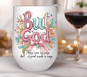 But God with bow UV DTF Decals